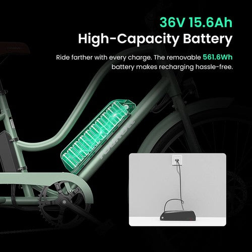 Touroll B2 Elektrinis Dviratis 36V 15.6Ah Touroll B2 Elektrinis Dviratis 36V 15.6Ah